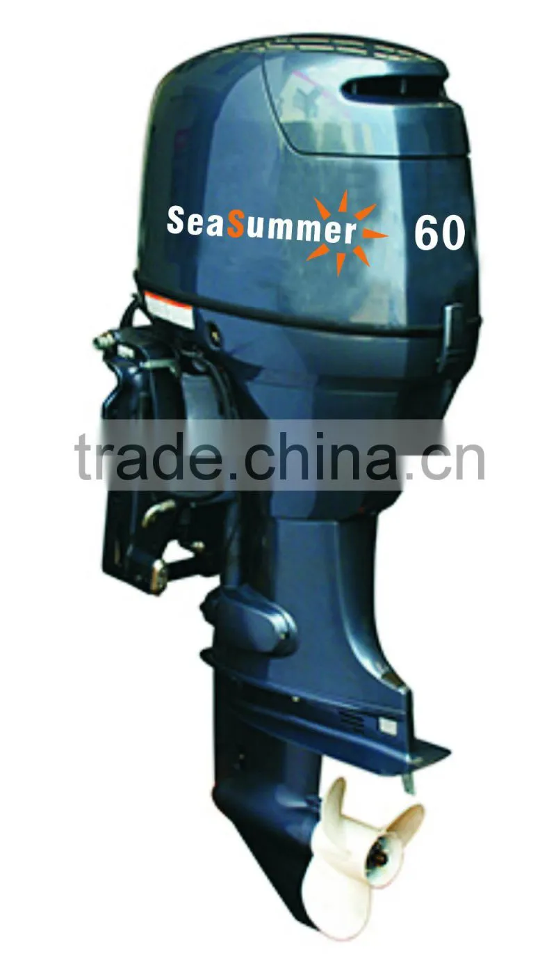 New 2016 hot sale 4-stroke 60hp outboard motor electric start &remote