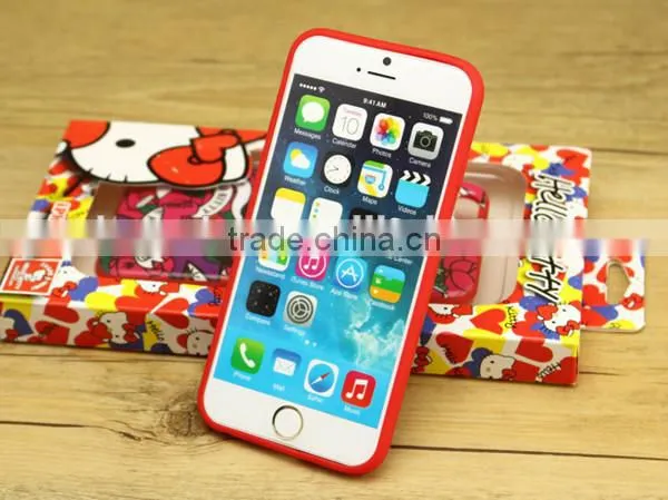 Fashion hello kitty phone covers for iphone 6 plus oem