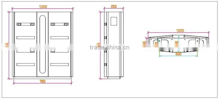CE certified access control turnstile