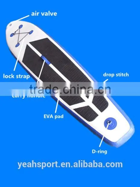 Stand up paddle board inflatable board with 3 pcs paddle