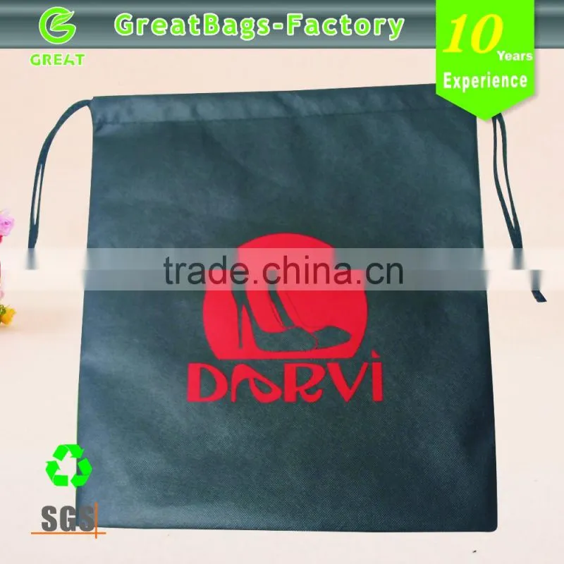 Promo non woven drawstring shoe bag
