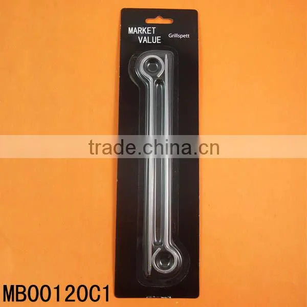 2pcs S/S bbq skewer