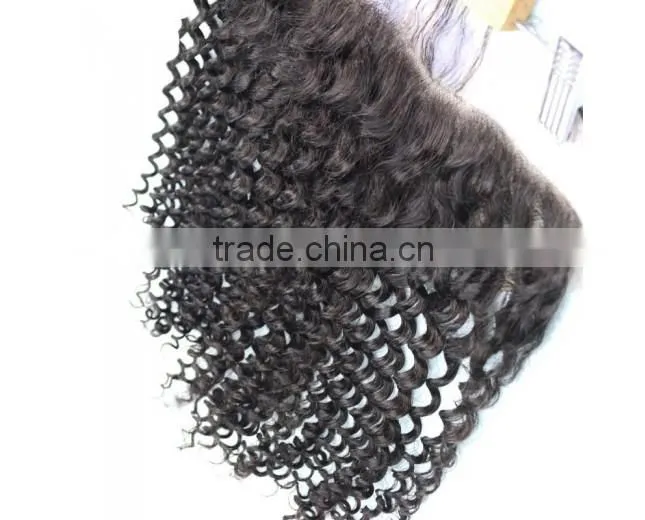 virgin natural color unprocessed brazilian lace frontal closure 13*4