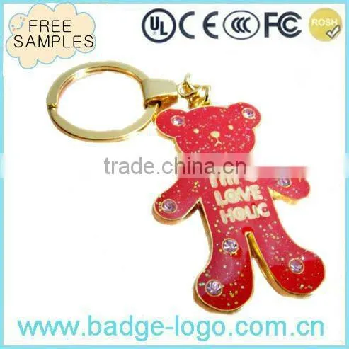 Great Souvenir Custom Metal Keychain with Coin