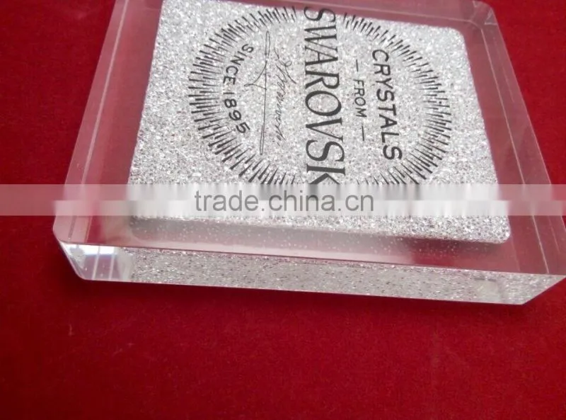 Custome 3d crystal cubes/acrylic block