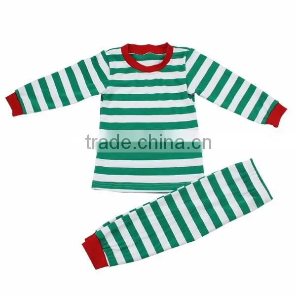Baby clothes factory Boutique Cheistmas long sleeve outfit strip set OEM service wholesale children clothing usa
