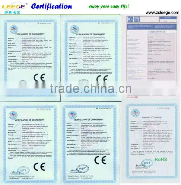 home appliances rechargeable electric fan light with CE ROHS