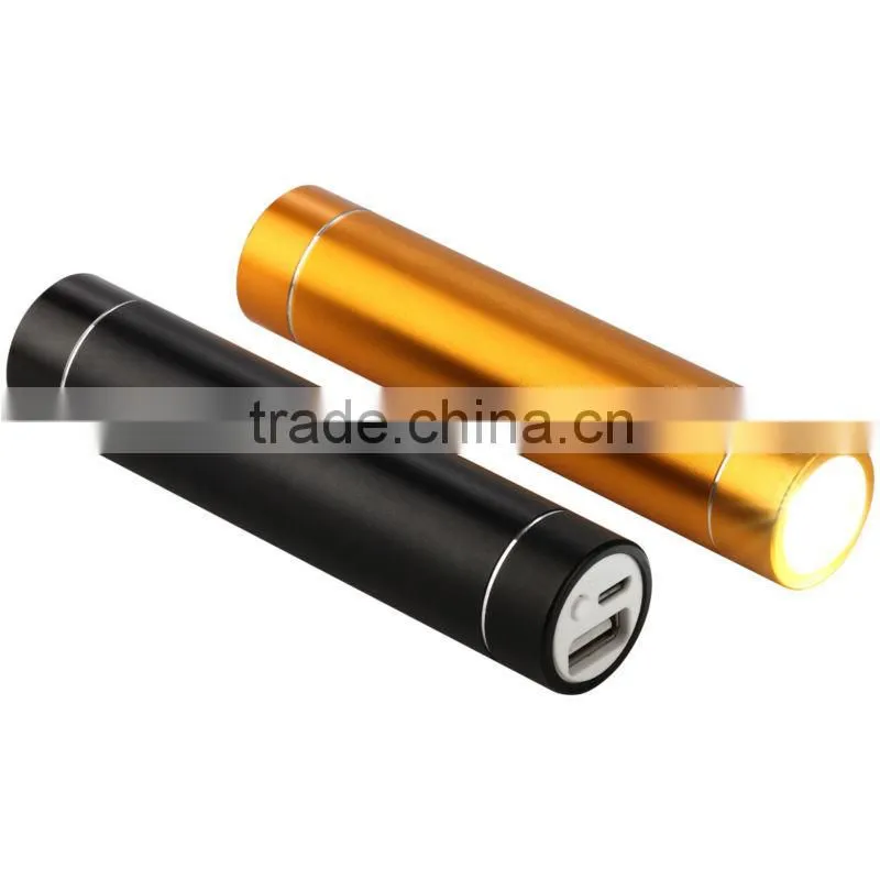 Golden Supplier tube power banks, mobile phone charger