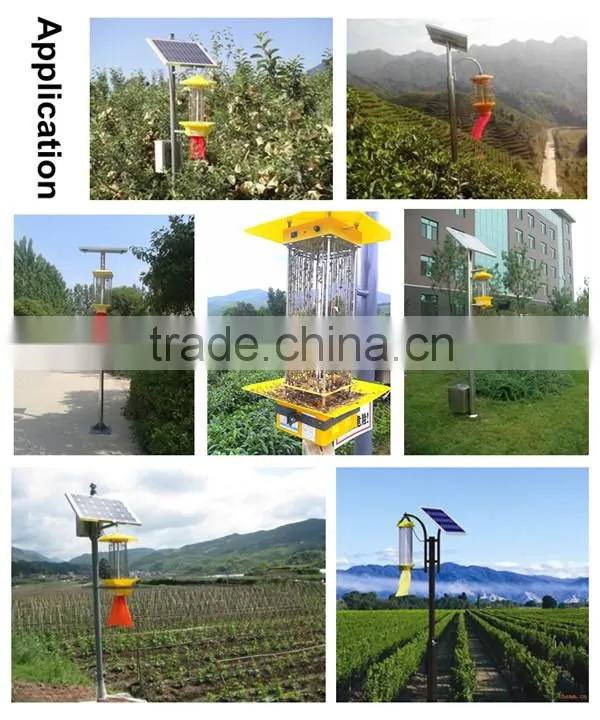 2015 CE Approved Low MOQ Intelligent Solar Insect Killer for Forest FR-S157