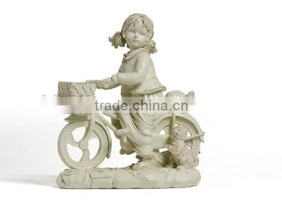custom resin souvenir children figure for home decoration