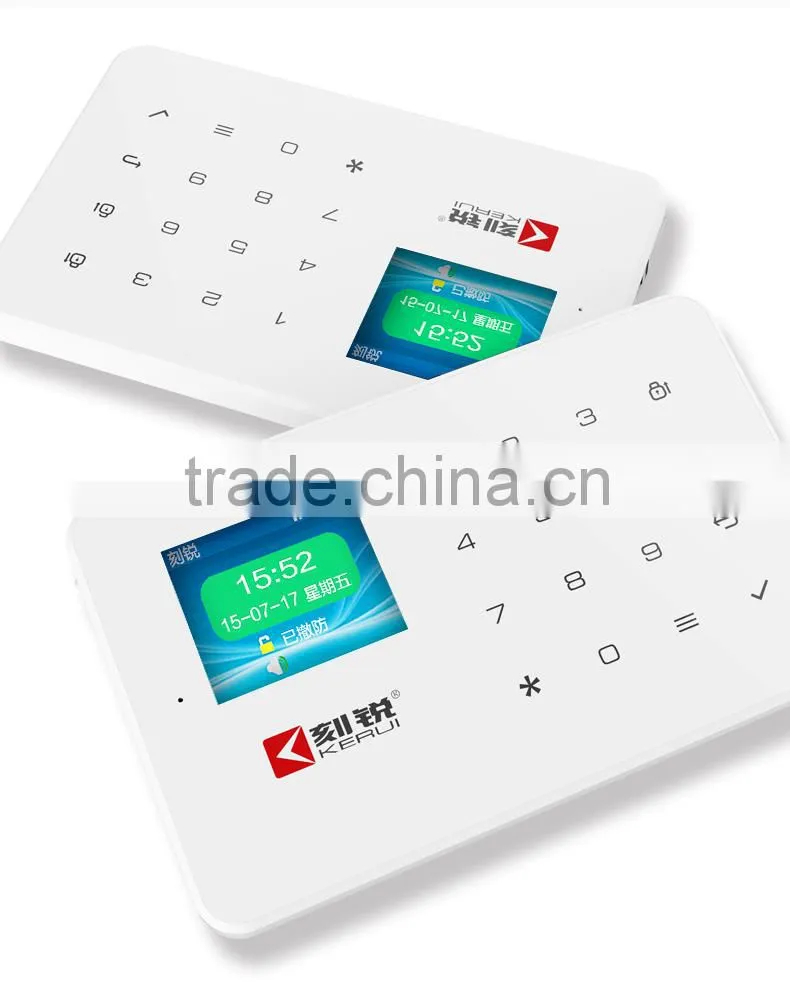 2015 smart TFT color screen GSM alarm
