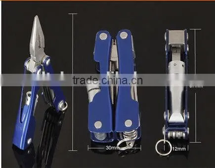 OEM multi survival keychain pliers with led flashlight