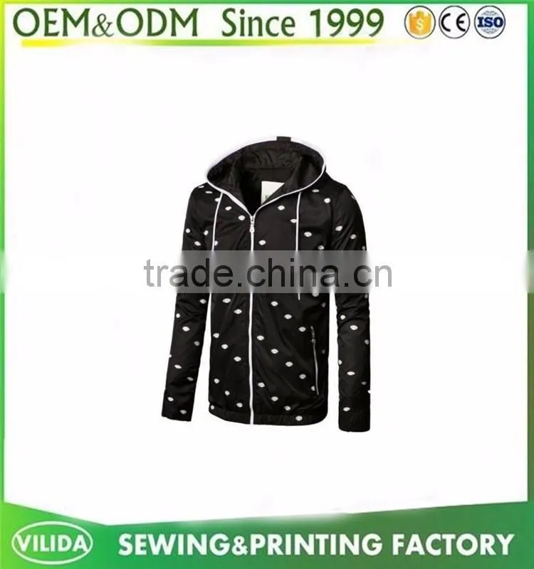 manufacture 2016 fashion windbreaker sports jacket custom running softshell jacket OEM