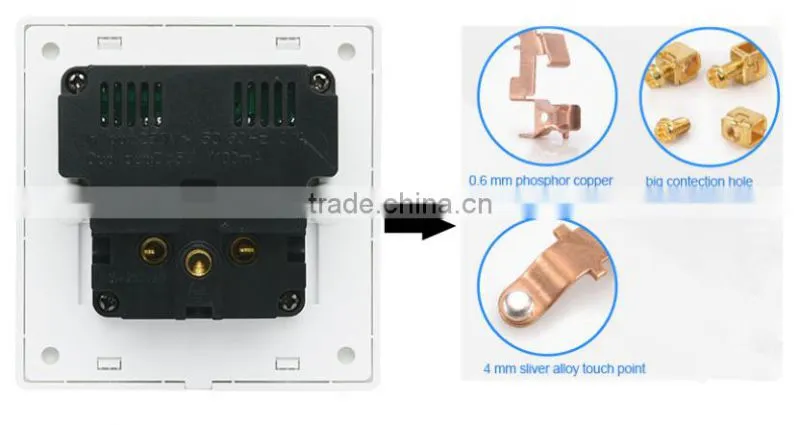 Free Sample UK Standard Double USB Charge Socket USB Outlet Port