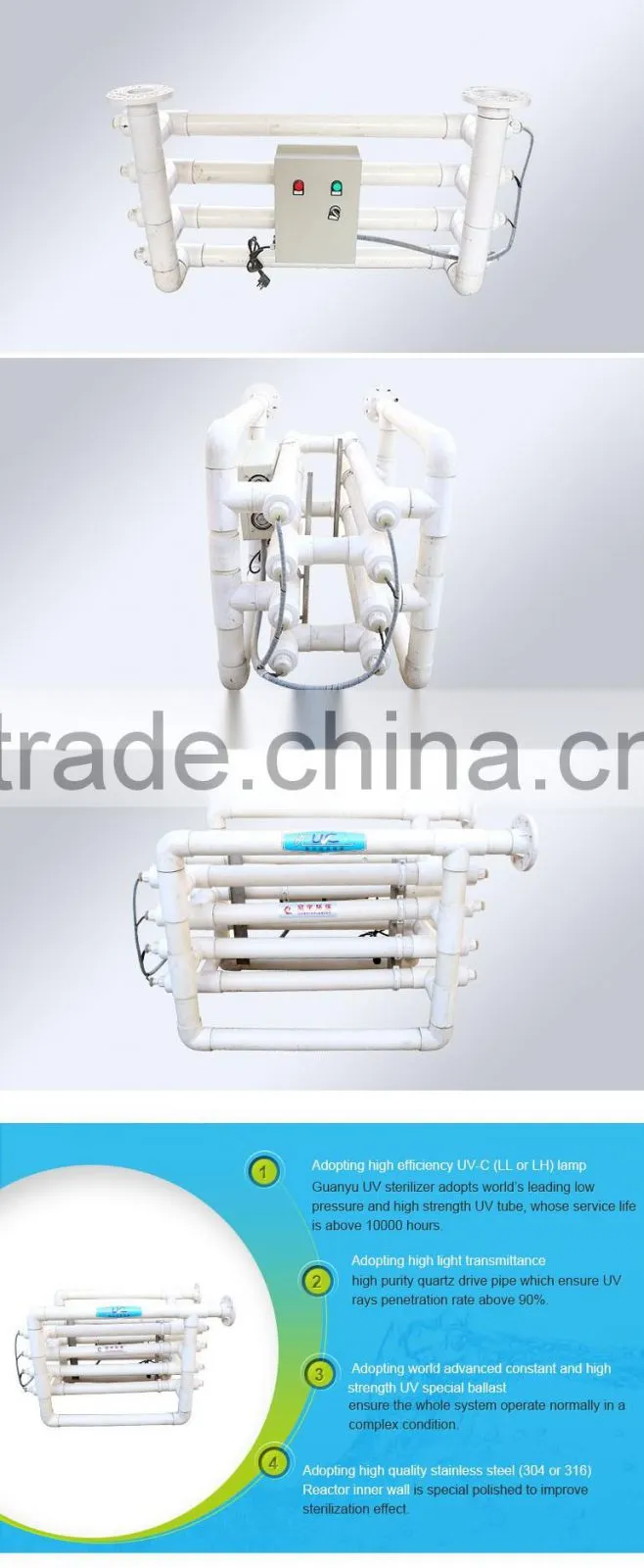 uv disinfection ro system rehardening water filiter