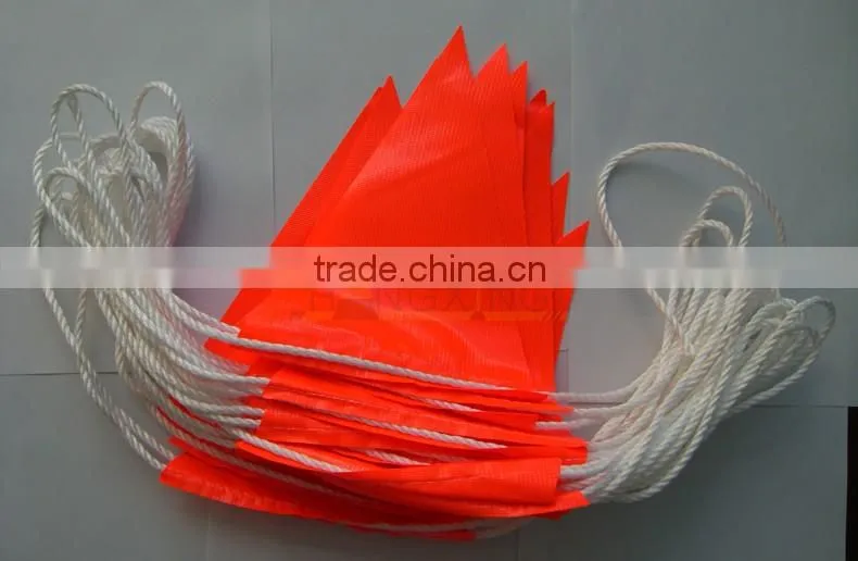 WB03C outdoor advertising fluorescence color warning flag safety band