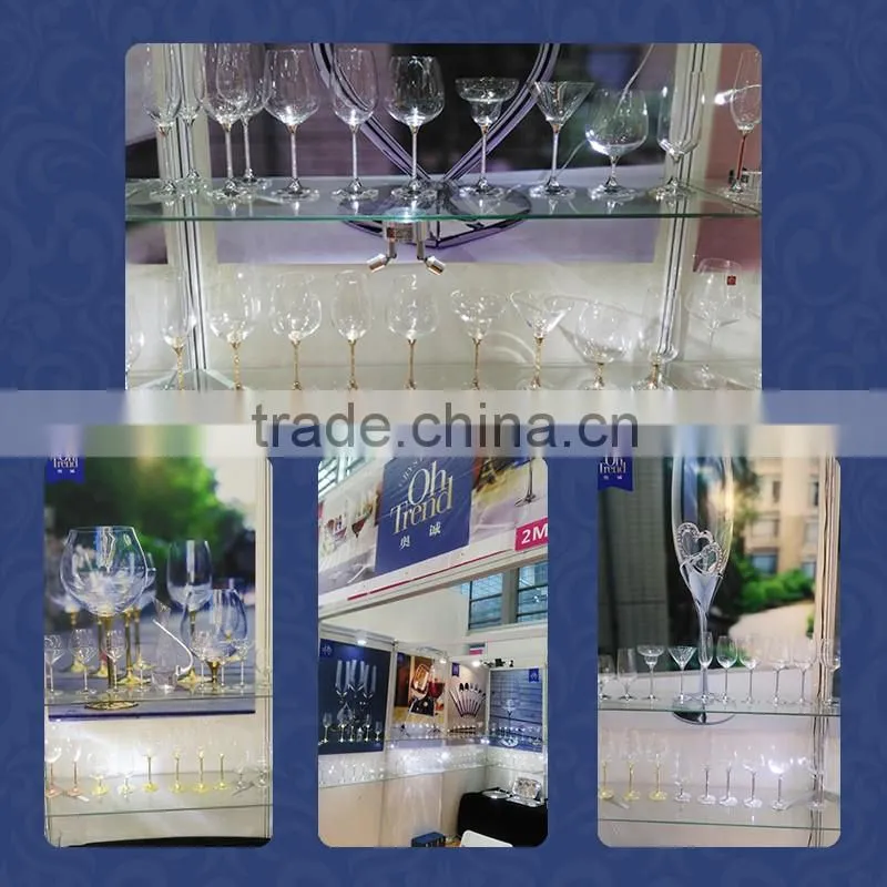 Custom wholesale creative fashion personality silver wine glass silverware drinking for party wendding