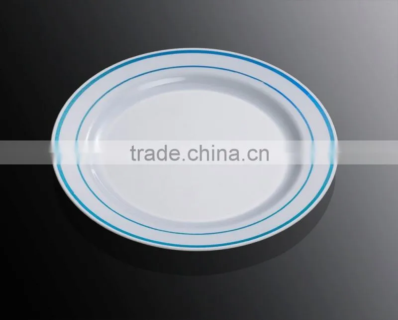 6"Disposable Plate For Party,Plastic Round Dinner Plate with Silver Coated