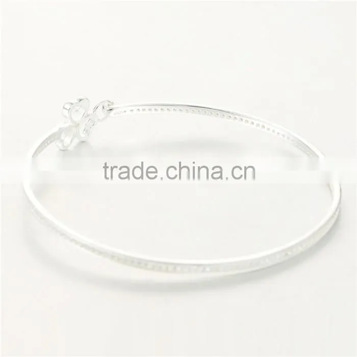 925 Silver Silver Jewelry Bangle Bracelet Fashion Bracelet Factory Direct Wholesale