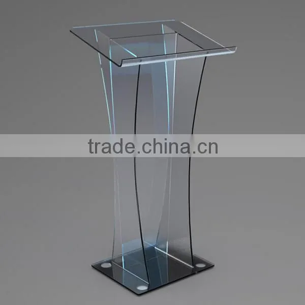 Acrylic glass pulpit podiums,plexiglass pulpit podium
