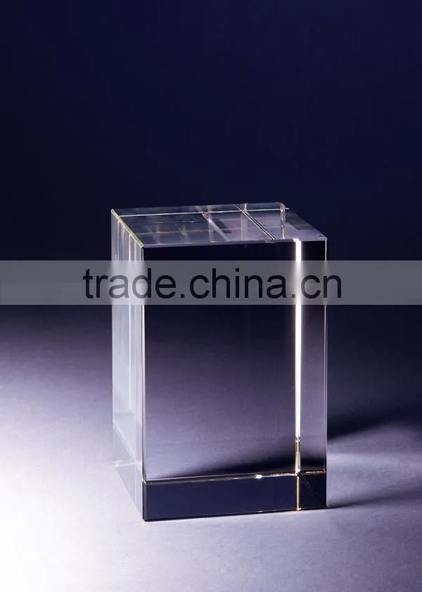 2016 Hot sale crystal blank cube for custom design