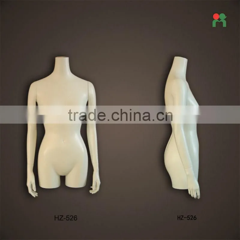 2015 newest fashion female mannequin/model for display half-body mannequin female torso on sale HZ-526