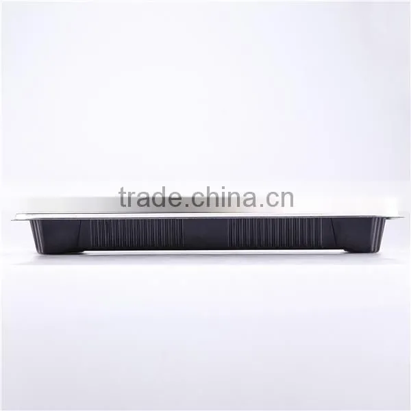 SM1-1102H Silvery Color Rectangle Food Tray for Sushi