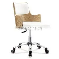 ROLLING ADJUSTABLE SWIVEL STOOL - BAR TABLE CHAIR W/WHEELS -MASSAGE/TATTOO- BLACK