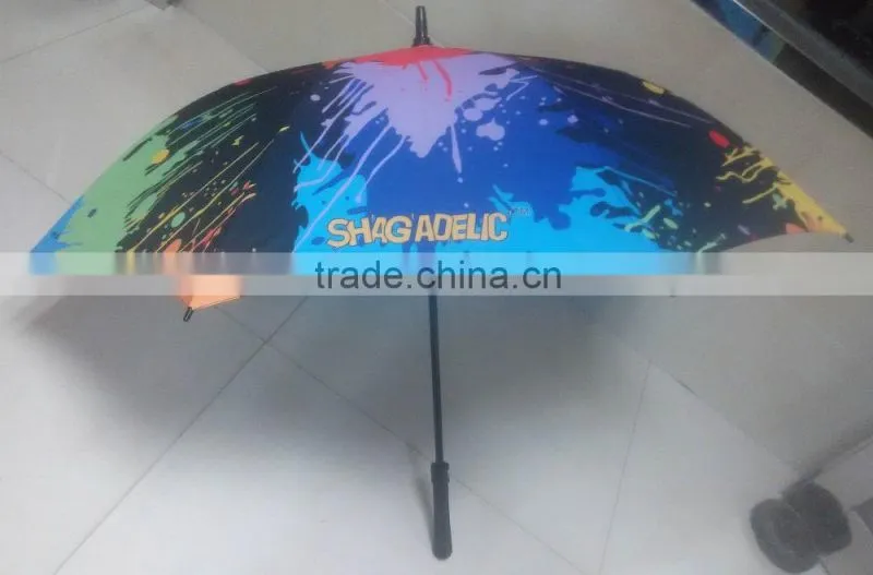 2015 Low MOQ funny lexus multi-color golf umbrella