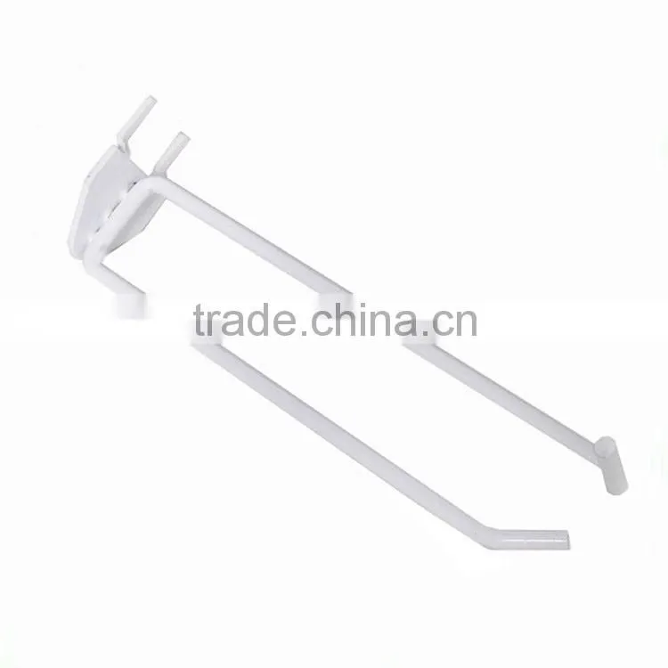 Supermarket Usage Metal Chrome Double Metal Display Hook