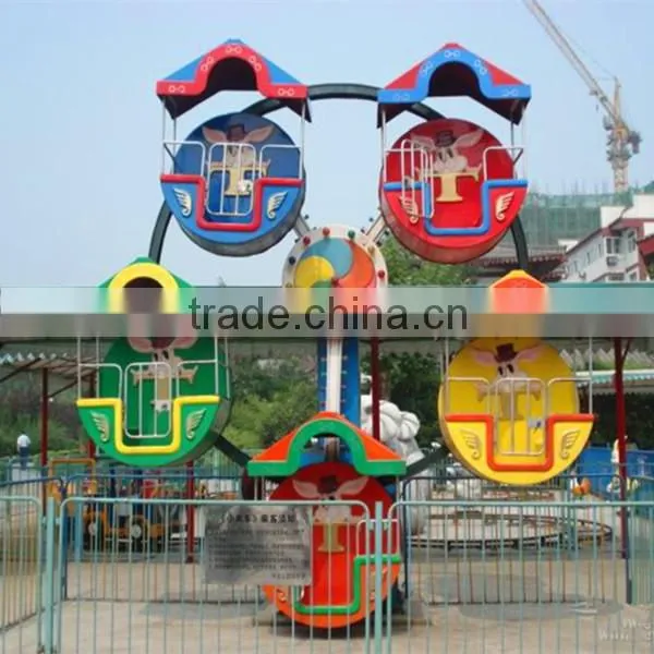 Colorful theme park ferris wheel rides children's amusement park equipment