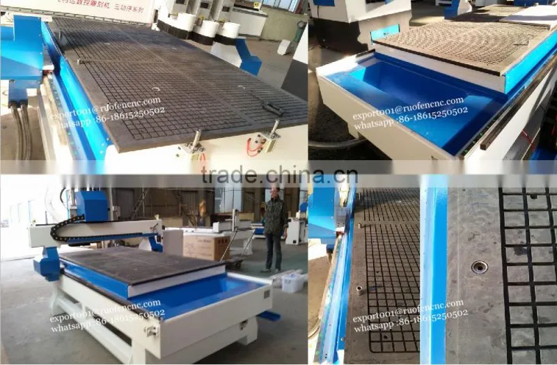 philicam China multi spindle cnc wood carving router for mdf door