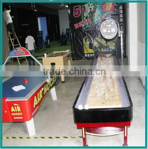China supply pure wooden shuffleboard game machine
