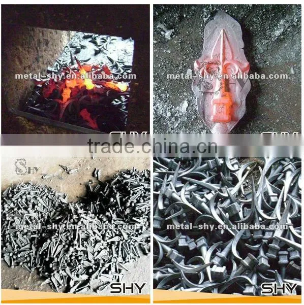 China Manufacturers Ornamental Iron Spear head, Forged Spear head for Iron Fence,Gate,Stairs