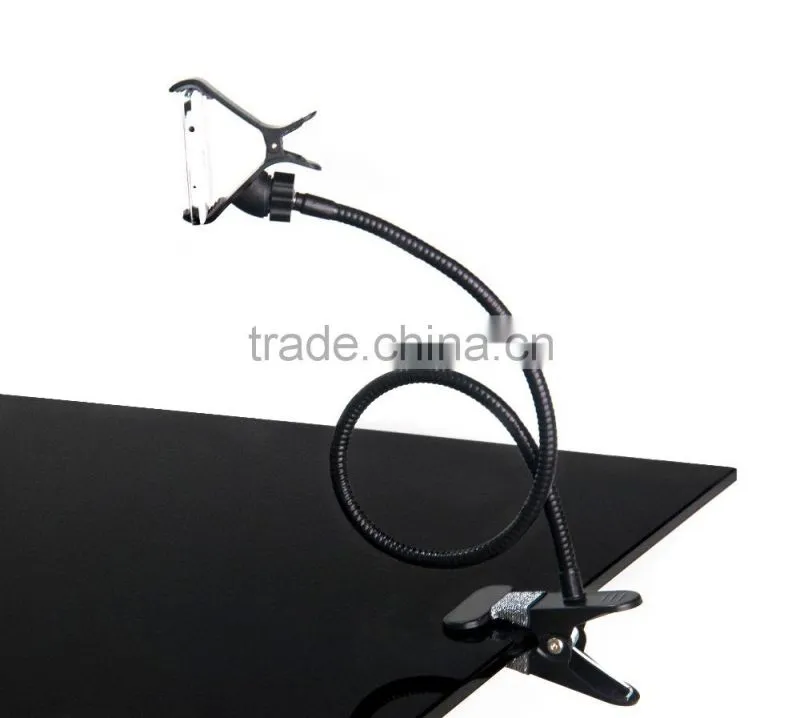 2015 hot sales flexible gooseneck lazy phone holder desk phone mount holder for smartphones