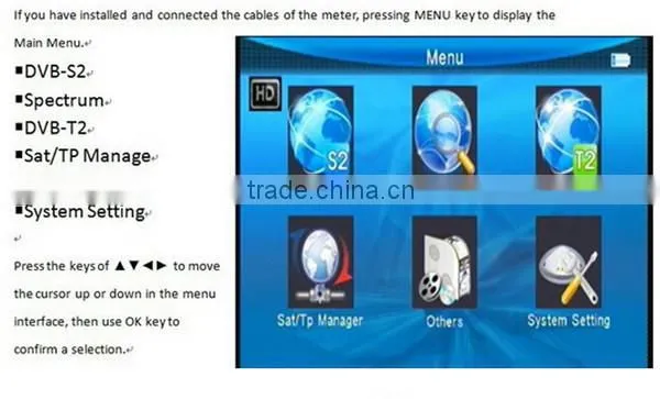 SATLINK WS-6979 HD MPEG4 real time spectrum satellite finder meter ws6979