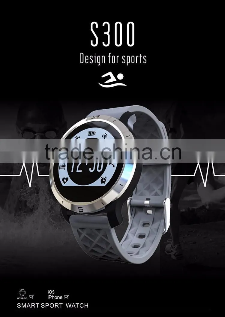 Touch screen mobile watch phone, smartwatch android with IP68 waterproof, kids cell phone watch with heart rate testing