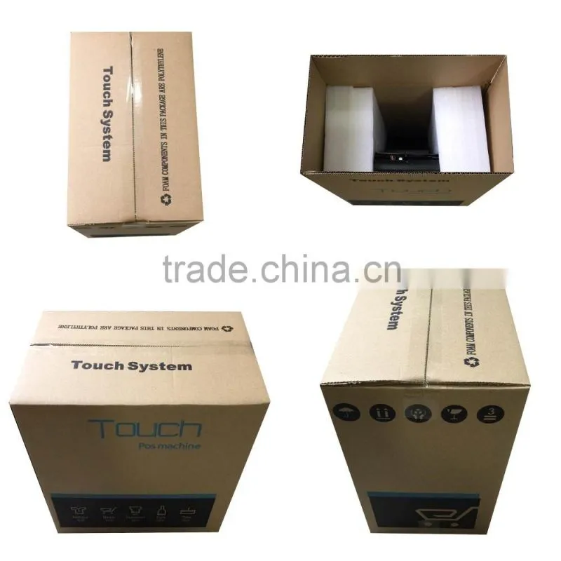 Fanless design 15 inch dual screen pos system with J1900U