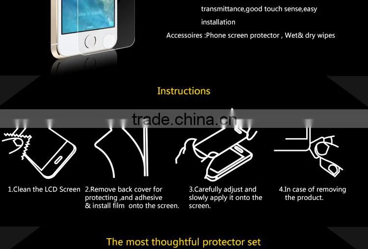 Wholesale free sample no bubble tempered glass screen protector for nokia lumia 1020