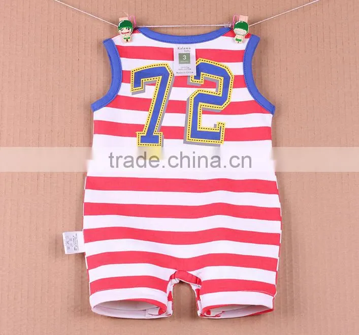 Sleeveless leotard boxer Romper Kaidang Siamese vest summer climbing clothing 0-2 years