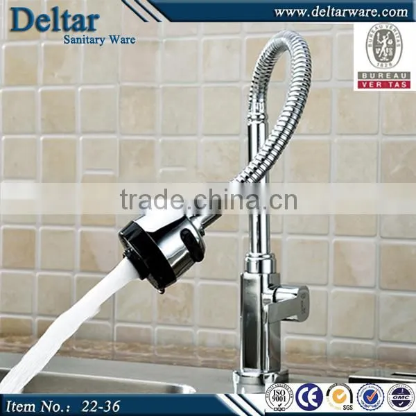 restaurant stainless steel brushed sink faucet, kitchen water heater tap, elegent pull out basin faucet