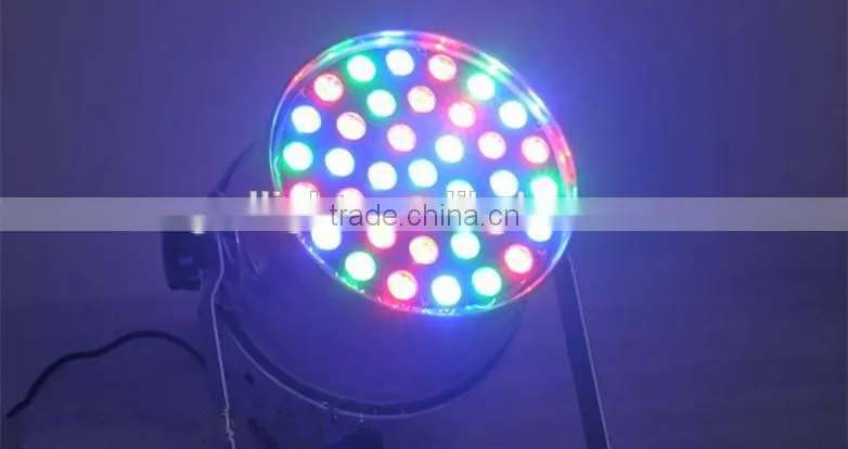 High power colorful stage par36 led light club performance light