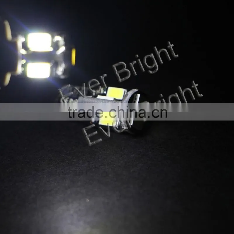 CE,ROSH Car Auto LED T10 194 W5W Canbus 10smd 5630 5730 LED Light Bulb ,led smd t10 canbus