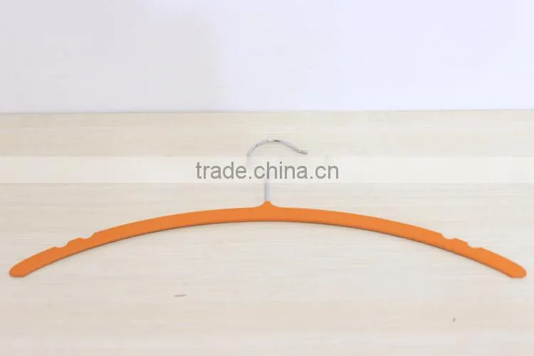rubber coated slim hanger for shirt