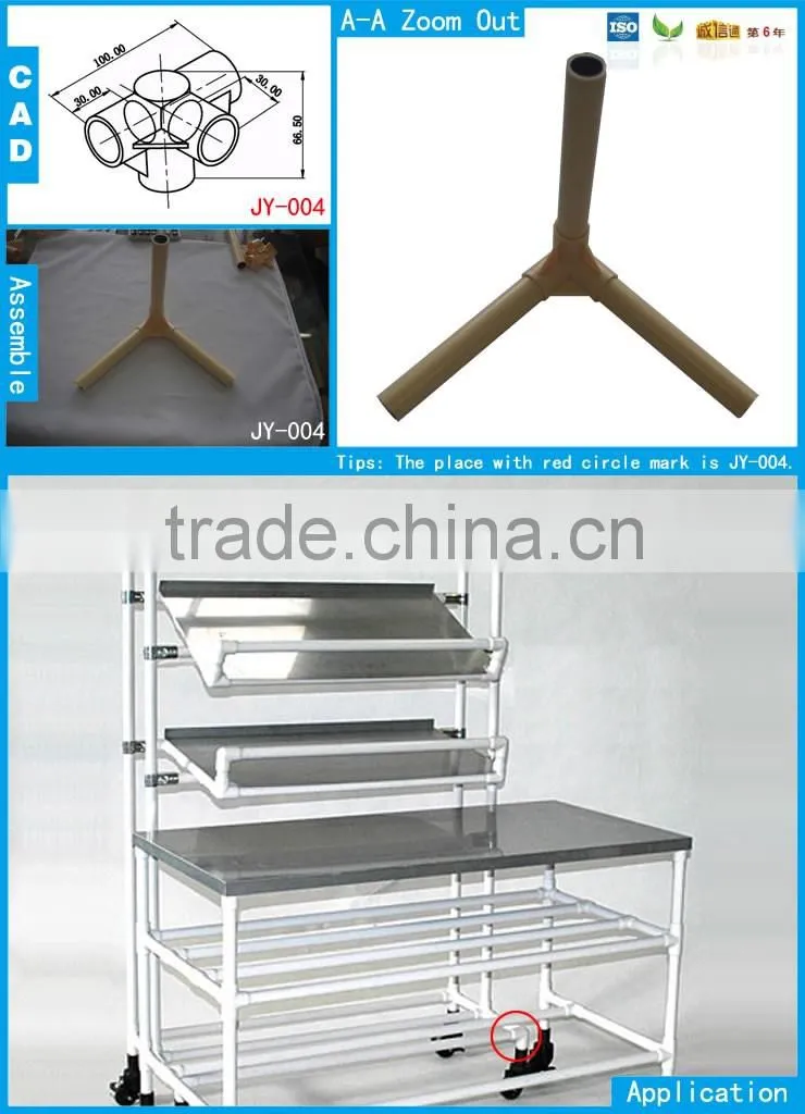 JY-A004|Plastic connectors for coated pipe|Durable plastic joint for industry|Durable industrial plastic joint