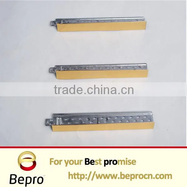 Flat suspended ceiling channel system