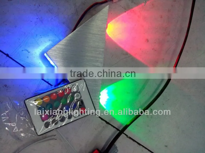 RGB wall light with remoted controller