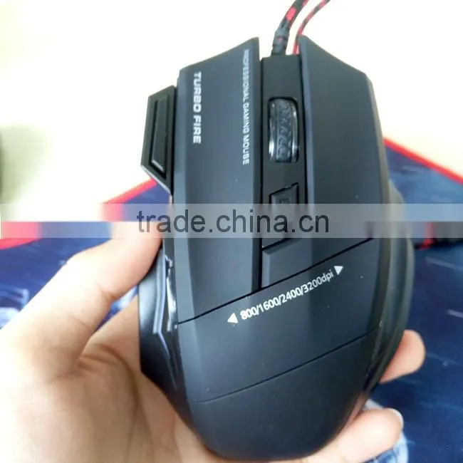 New 2017 Led light DPI 3200 7D Gaming top pc mouse