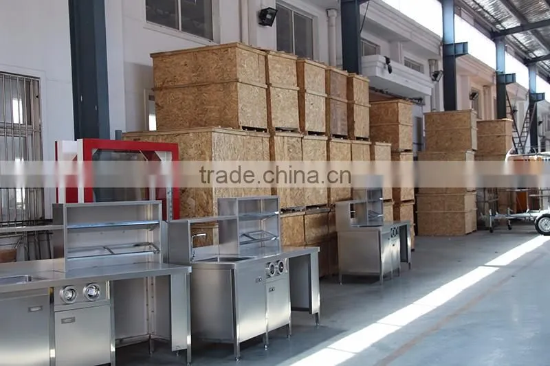 road camper hot dog churros food trailer/ top sale heavy duty food kiosk / big quantity coke food cart