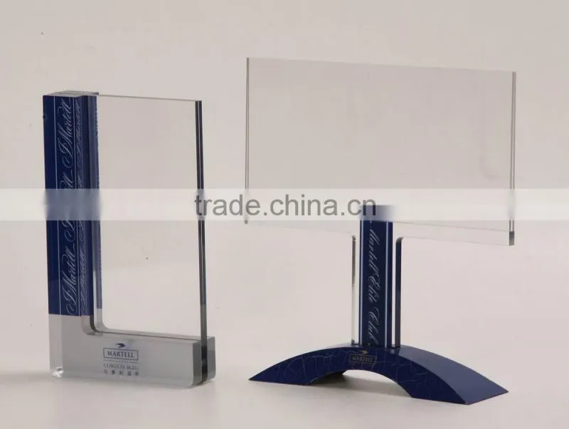 2015 Hot Sale Customized Acrylic Display & Acrylic price card